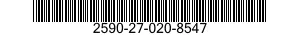 2590-27-020-8547 BRACKET,VEHICULAR COMPONENTS 2590270208547 270208547