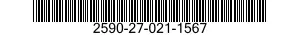 2590-27-021-1567 RETAINER,SPARE TIRE 2590270211567 270211567