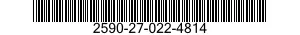 2590-27-022-4814 CONTROL ASSEMBLY,PUSH-PULL 2590270224814 270224814