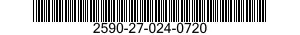 2590-27-024-0720 CABLE ASSEMBLY,CONTROL 2590270240720 270240720