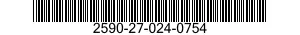 2590-27-024-0754 CABLE ASSEMBLY,CONTROL 2590270240754 270240754