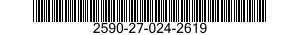 2590-27-024-2619 CONTROL ASSEMBLY,PUSH-PULL 2590270242619 270242619