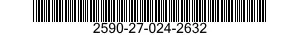 2590-27-024-2632 BRACKET,VEHICULAR COMPONENTS 2590270242632 270242632