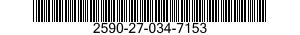 2590-27-034-7153 CONTROL ASSEMBLY,PUSH-PULL 2590270347153 270347153
