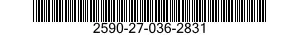 2590-27-036-2831 CONTROL ASSEMBLY,PUSH-PULL 2590270362831 270362831
