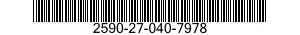 2590-27-040-7978 BRACKET,VEHICULAR COMPONENTS 2590270407978 270407978