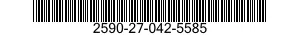 2590-27-042-5585 CONTROL ASSEMBLY,PUSH-PULL 2590270425585 270425585