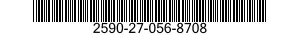 2590-27-056-8708 BRACKET,VEHICULAR COMPONENTS 2590270568708 270568708