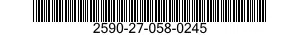 2590-27-058-0245 BRACKET,VEHICULAR COMPONENTS 2590270580245 270580245
