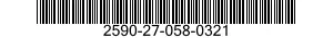 2590-27-058-0321 COVER,VEHICULAR COMPONENTS 2590270580321 270580321