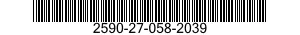 2590-27-058-2039 KILIT, EMNIYET 2590270582039 270582039