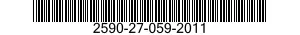 2590-27-059-2011 COVER,VEHICULAR COMPONENTS 2590270592011 270592011