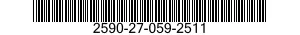 2590-27-059-2511 BRACKET,VEHICULAR COMPONENTS 2590270592511 270592511