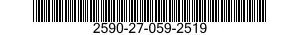 2590-27-059-2519 BRACKET,VEHICULAR COMPONENTS 2590270592519 270592519