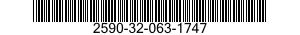 2590-32-063-1747 SPRING,DOUBLE TORSI 2590320631747 320631747
