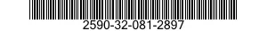 2590-32-081-2897 BRACKET,VEHICULAR COMPONENTS 2590320812897 320812897