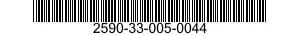 2590-33-005-0044 CONTROL ASSEMBLY,PUSH-PULL 2590330050044 330050044