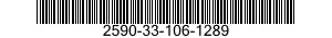 2590-33-106-1289 BRACKET,VEHICULAR COMPONENTS 2590331061289 331061289