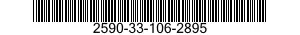 2590-33-106-2895 CABLE ASSEMBLY,CONTROL 2590331062895 331062895