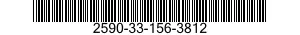2590-33-156-3812 MOLDING,METAL 2590331563812 331563812