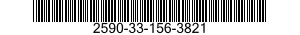 2590-33-156-3821 MOLDING,METAL 2590331563821 331563821