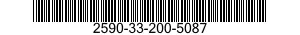 2590-33-200-5087 BRACKET,VEHICULAR COMPONENTS 2590332005087 332005087