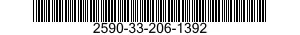 2590-33-206-1392 CONTROL ASSEMBLY,PUSH-PULL 2590332061392 332061392