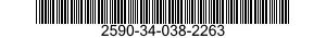 2590-34-038-2263 CAP,FILLER OPENING 2590340382263 340382263