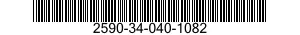 2590-34-040-1082 CONTROL ASSEMBLY,PUSH-PULL 2590340401082 340401082