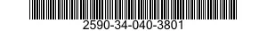 2590-34-040-3801 CONTROL ASSEMBLY,PUSH-PULL 2590340403801 340403801