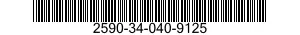 2590-34-040-9125 PARTS KIT,BRACKET,VEHICULAR COMPONENTS 2590340409125 340409125