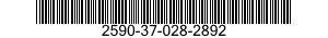 2590-37-028-2892 AIR HORN KIT 2590370282892 370282892
