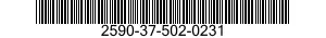 2590-37-502-0231  2590375020231 375020231