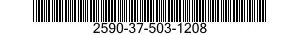 2590-37-503-1208 BRACKET,VEHICULAR COMPONENTS 2590375031208 375031208