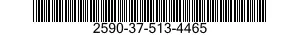 2590-37-513-4465 BRACKET,VEHICULAR COMPONENTS 2590375134465 375134465