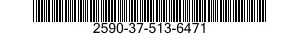 2590-37-513-6471 BRACKET,VEHICULAR COMPONENTS 2590375136471 375136471