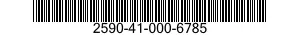 2590-41-000-6785 LEG,INNER,SHOE,JACK SUPPORT 2590410006785 410006785