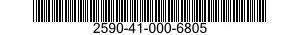 2590-41-000-6805 BODY,SUPPORT,RETRACTABLE,DOLLY 2590410006805 410006805