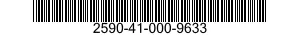 2590-41-000-9633 BRACKET,VEHICULAR COMPONENTS 2590410009633 410009633