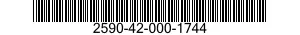 2590-42-000-1744 WINCH,DRUM,VEHICLE MOUNTING 2590420001744 420001744