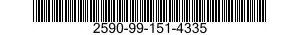 2590-99-151-4335 BEZEL,AUTOMOTIVE TRIM 2590991514335 991514335