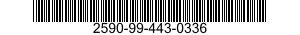 2590-99-443-0336 BRACKET,VEHICULAR COMPONENTS 2590994430336 994430336