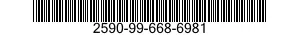 2590-99-668-6981 BRACKET,VEHICULAR COMPONENTS 2590996686981 996686981