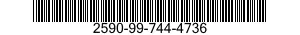 2590-99-744-4736 BRACKET,VEHICULAR COMPONENTS 2590997444736 997444736