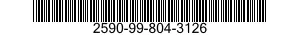 2590-99-804-3126  2590998043126 998043126