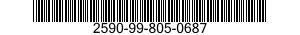 2590-99-805-0687  2590998050687 998050687