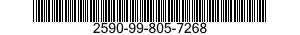 2590-99-805-7268  2590998057268 998057268