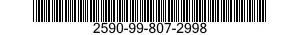 2590-99-807-2998  2590998072998 998072998