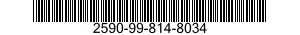 2590-99-814-8034 CRADLE PIN,STEERING 2590998148034 998148034