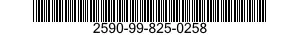 2590-99-825-0258  2590998250258 998250258